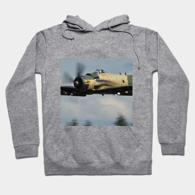 A-1 Skyraider Hoodie by acefox1